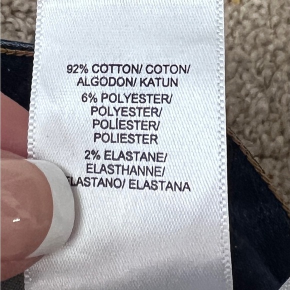 Lucky Brand Womens Jeans size 4 White Oak Lolita Skinny Medium Blue Stretch USA - Picture 8 of 9